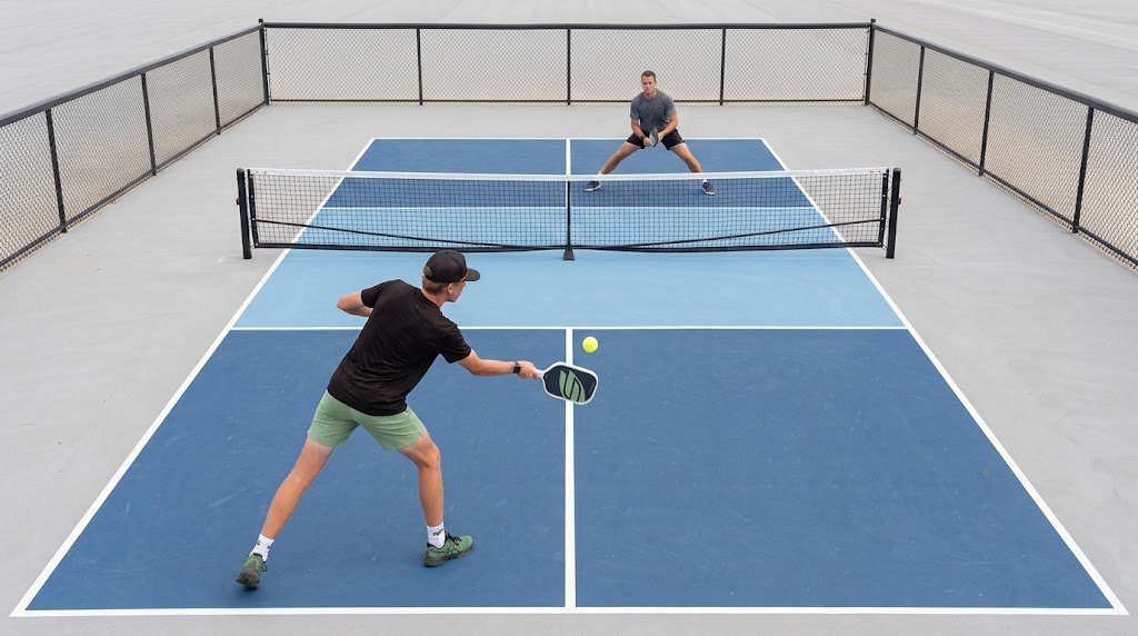 Pickleball editorial illustration